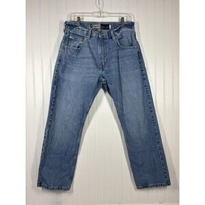 Levi's SilverTab Light Wash Straight +Loose Jeans 33x30 Vintage